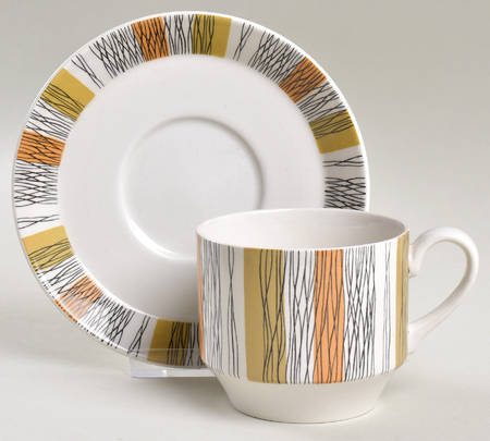 Sienna Flat Cup & Saucer Set