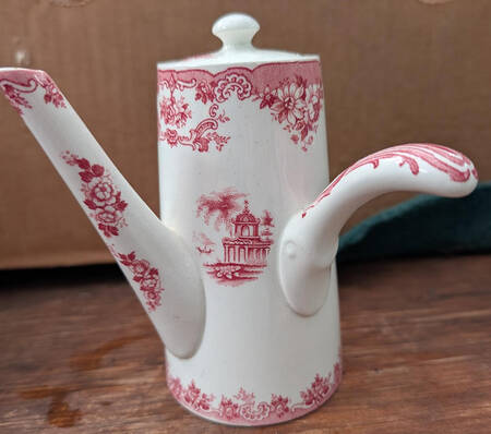 Bombay Individual Chocolate Pot & Lid