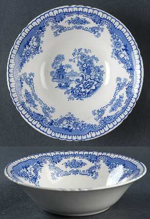 Bombay Blue (Semi-Scalloped) Coupe Cereal Bowl