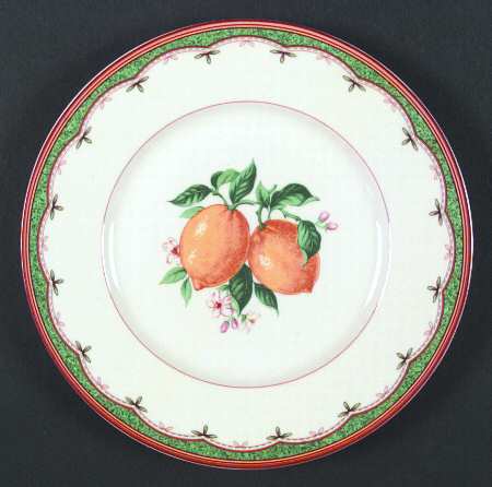 Lemon Twist Salad Plate
