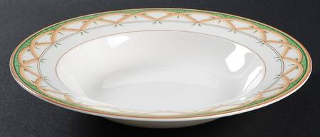 Lemon Twist Large Rim Soup Bowl