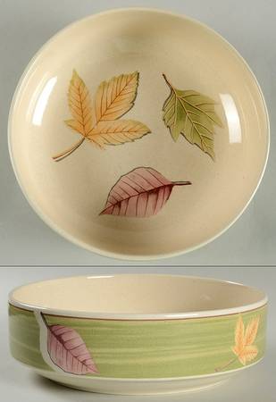 Leaf Lyric 8" Round Vegetable Bowl