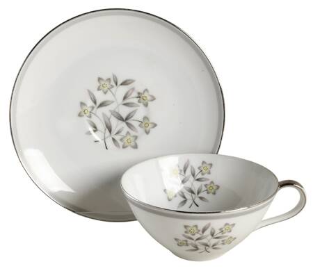 Grace Flat Cup & Saucer Set