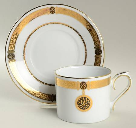 Marquise Flat Cup & Saucer Set