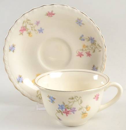 Trouville Flat Cup & Saucer Set