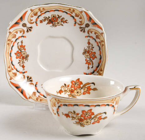 Foyers Flat Cup & Saucer Set