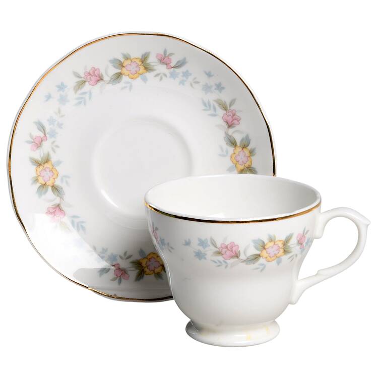 Alpine Footed Cup & Saucer Set by Mayfair (England)