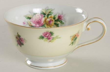 Garden Rose Footed Cup