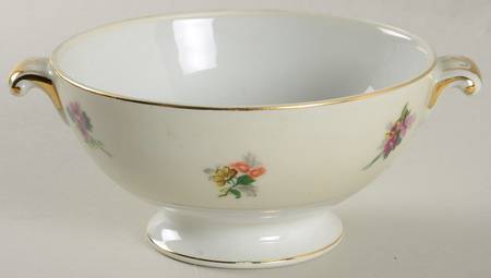 Garden Rose Sugar Bowl No Lid