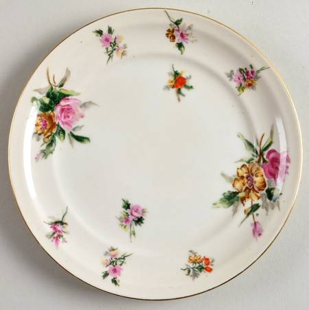 Garden Rose Bread & Butter Plate