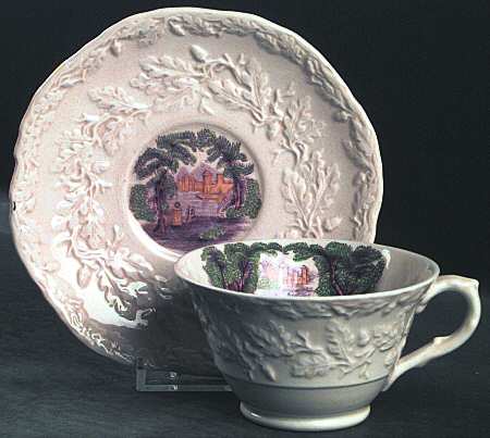 Amberley Oak Footed Cup & Saucer Set