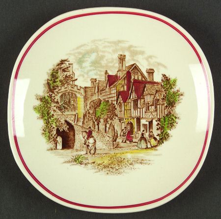 Romantic England Bread & Butter Plate