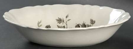 Gainsborough Brown 9" Oval Vegetable Bowl