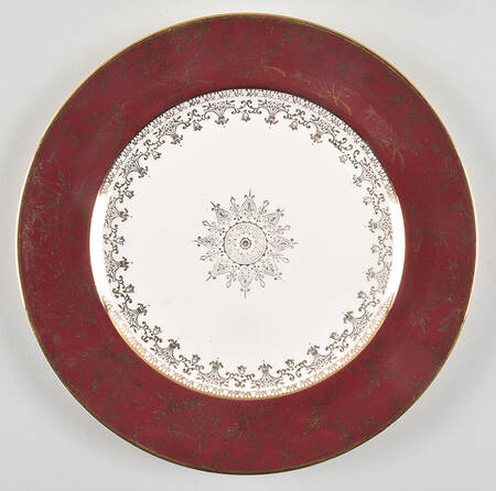 Golden Court Luncheon Plate