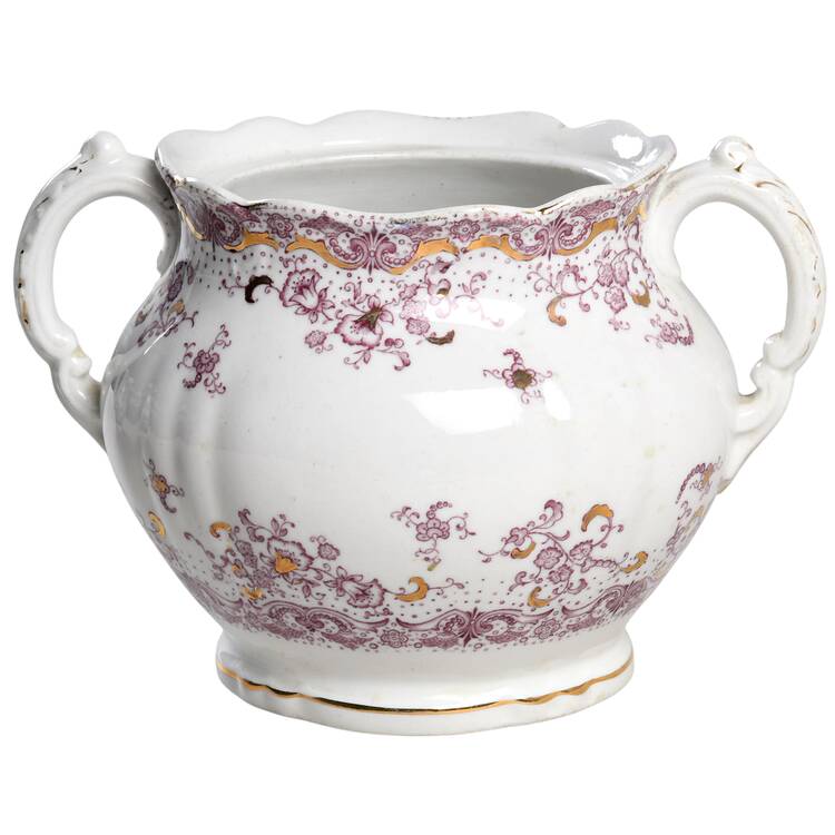 Alhambra (Pink) Sugar Bowl No Lid
