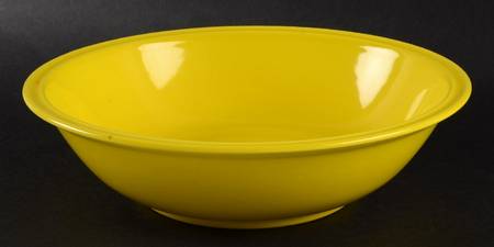 Forecast Yellow 9" Round Vegetable Bowl