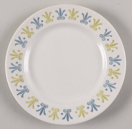 Fleur De Lis Salad Plate