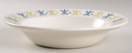 Fleur De Lis Rim Soup Bowl