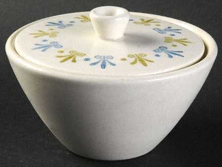 Fleur De Lis Sugar Bowl & Lid