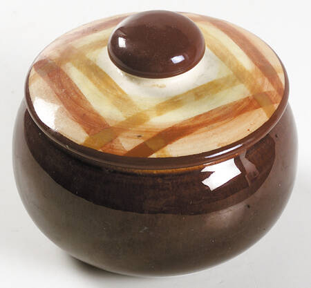 Butterscotch Sugar Bowl & Lid