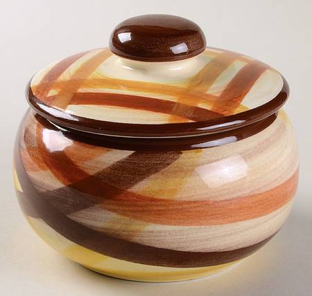 Butterscotch Sugar Bowl & Lid