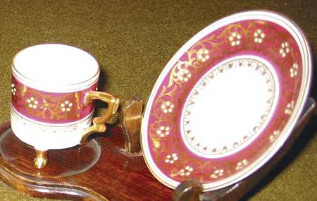 MIT63 Footed Demitasse Cup & Saucer Set