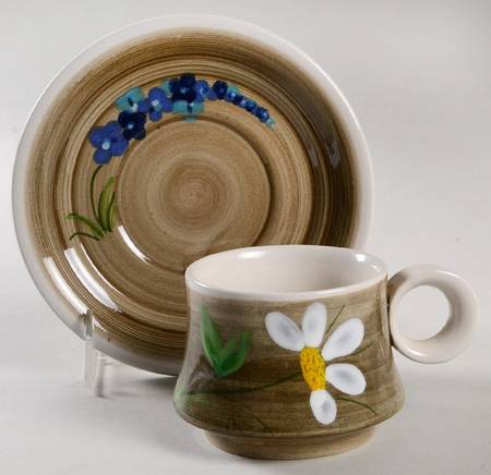 MCI7 Footed Cup & Saucer Set