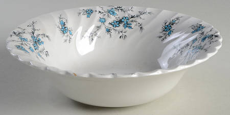 Forget Me Not 8" Round Vegetable Bowl
