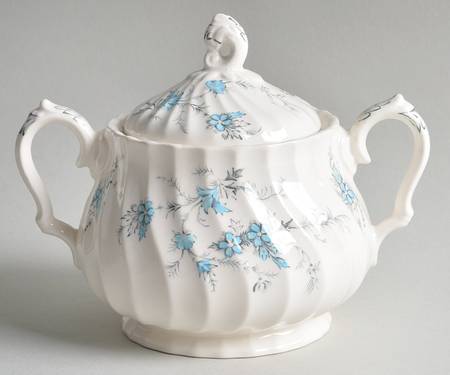 Forget Me Not Sugar Bowl & Lid
