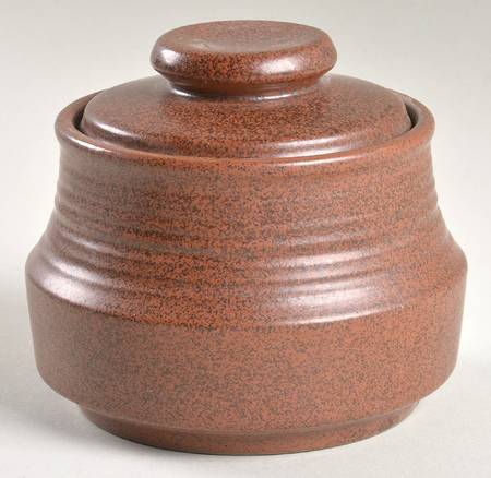 Painted Sands Spar Brown Sugar Bowl & Lid