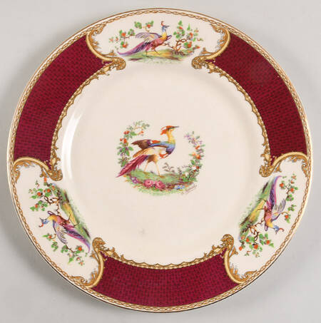 Chelsea Bird Red Large Dinner Plate