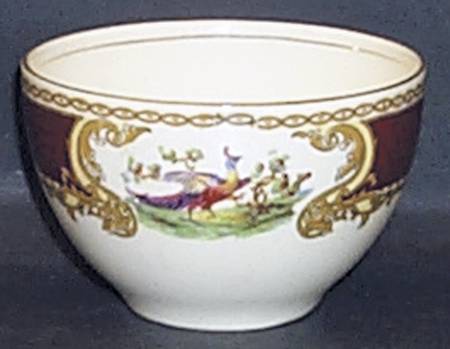 Chelsea Bird Red Mini Open Sugar Bowl
