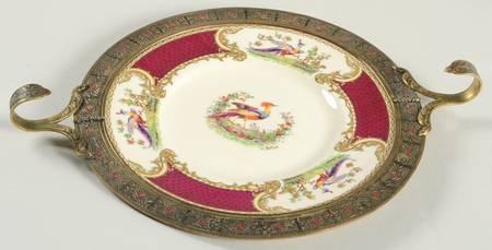 Chelsea Bird Red Show Or Decorative Plate (Charger)