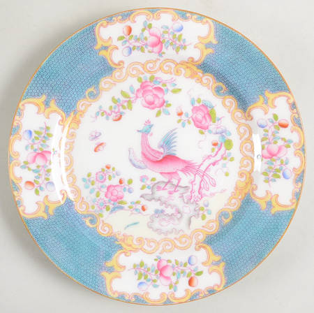 Cockatrice Turquoise (smooth) Salad Plate