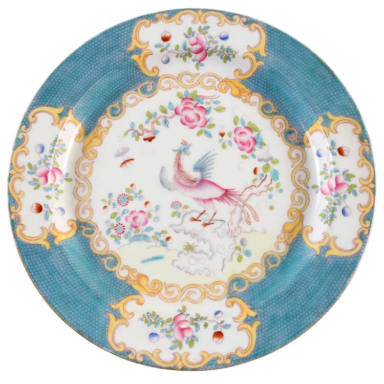 Cockatrice Turquoise (smooth) Chop Plate (Round Platter)