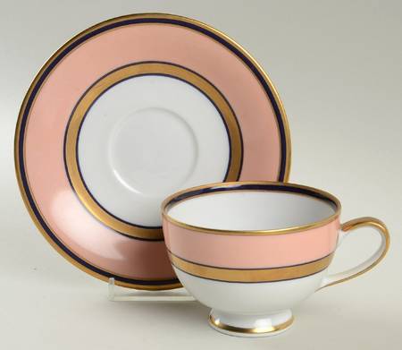 Imperial Court Footed Cup & Saucer Set