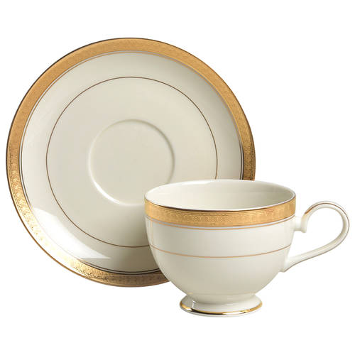 Footed Cup & Saucer Set