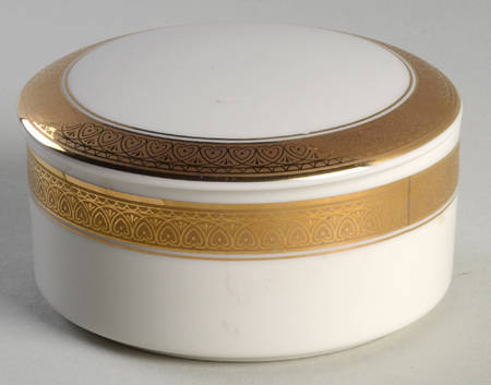 Palatial Gold 4" Round Box & Lid