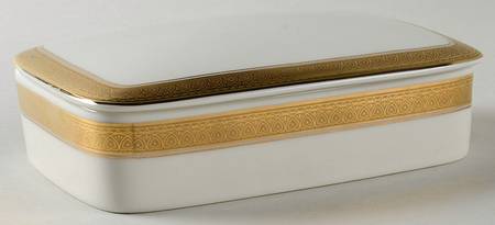 Palatial Gold Rectangular Box with Lid