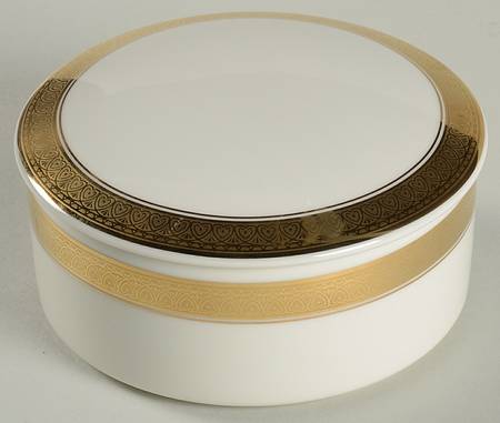 Palatial Gold 5" Round Box & Lid