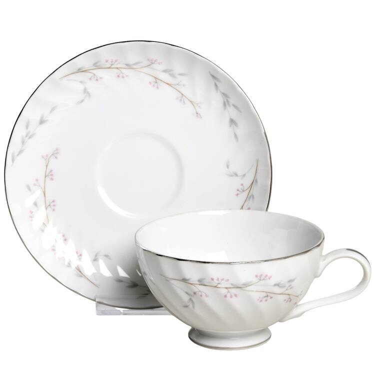 Springfield Footed Cup & Saucer Set