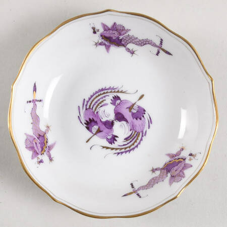 Dragon Lilac (Gold Accent) Saucer for Flat Demitasse Cup