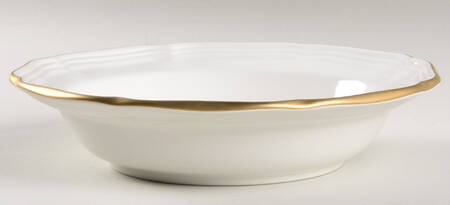 Country Gold Rim Soup Bowl