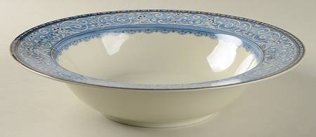 Blue Chintz 10" Round Vegetable Bowl