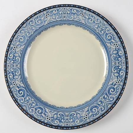 Blue Chintz 12" Chop Plate (Round Platter)