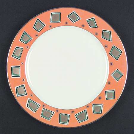 Trafalgar Orange Dinner Plate