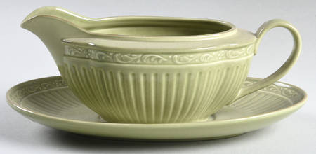 Honey Dew Gravy Boat & Underplate