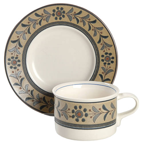 Tivoli Garden Flat Cup & Saucer Set