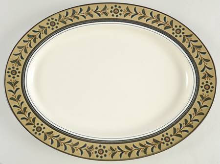 Tivoli Garden 15" Oval Serving Platter