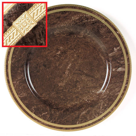 Mahogany Florentine 12" Chop Plate (Round Platter)